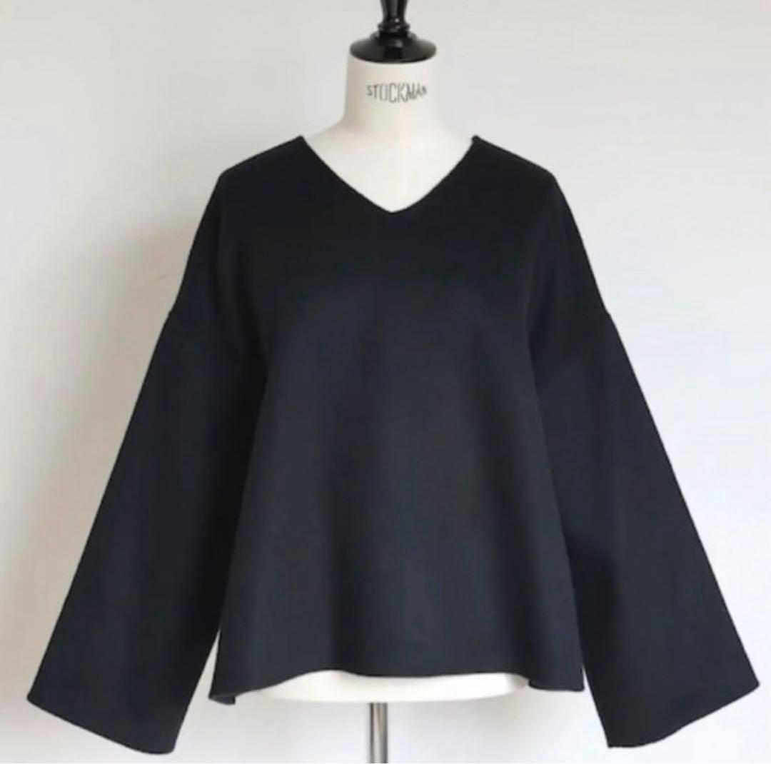 gypsohila ノーカラージャケット 黒　美品