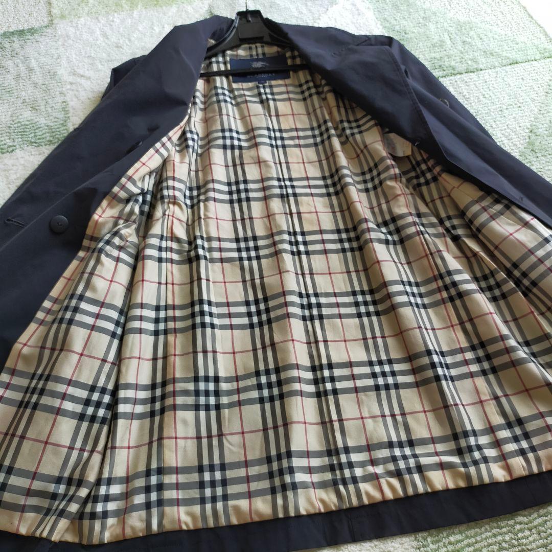 バーバリーロンドン　ナイロンコート　ジャケット　羽織物　サイズ38　黒