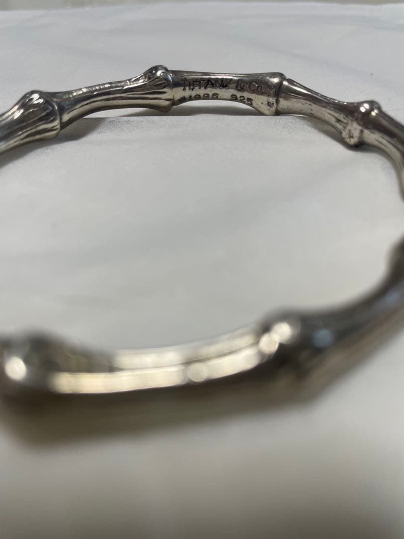 希少　オールド　ティファニー　1996 バンブー　バングル　925