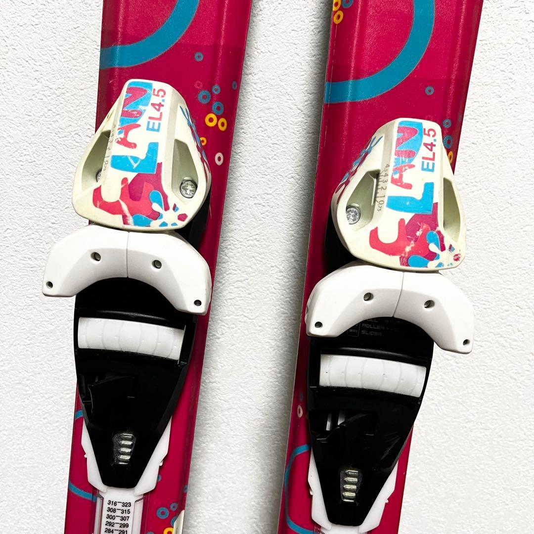 【ガールズ】elan 140cm Hart 24.0cm 女子 スキーセット