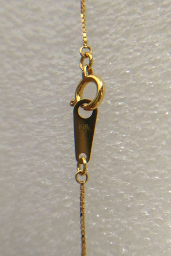 agete K18 ダイヤモンド（0.05ct）ネックレス