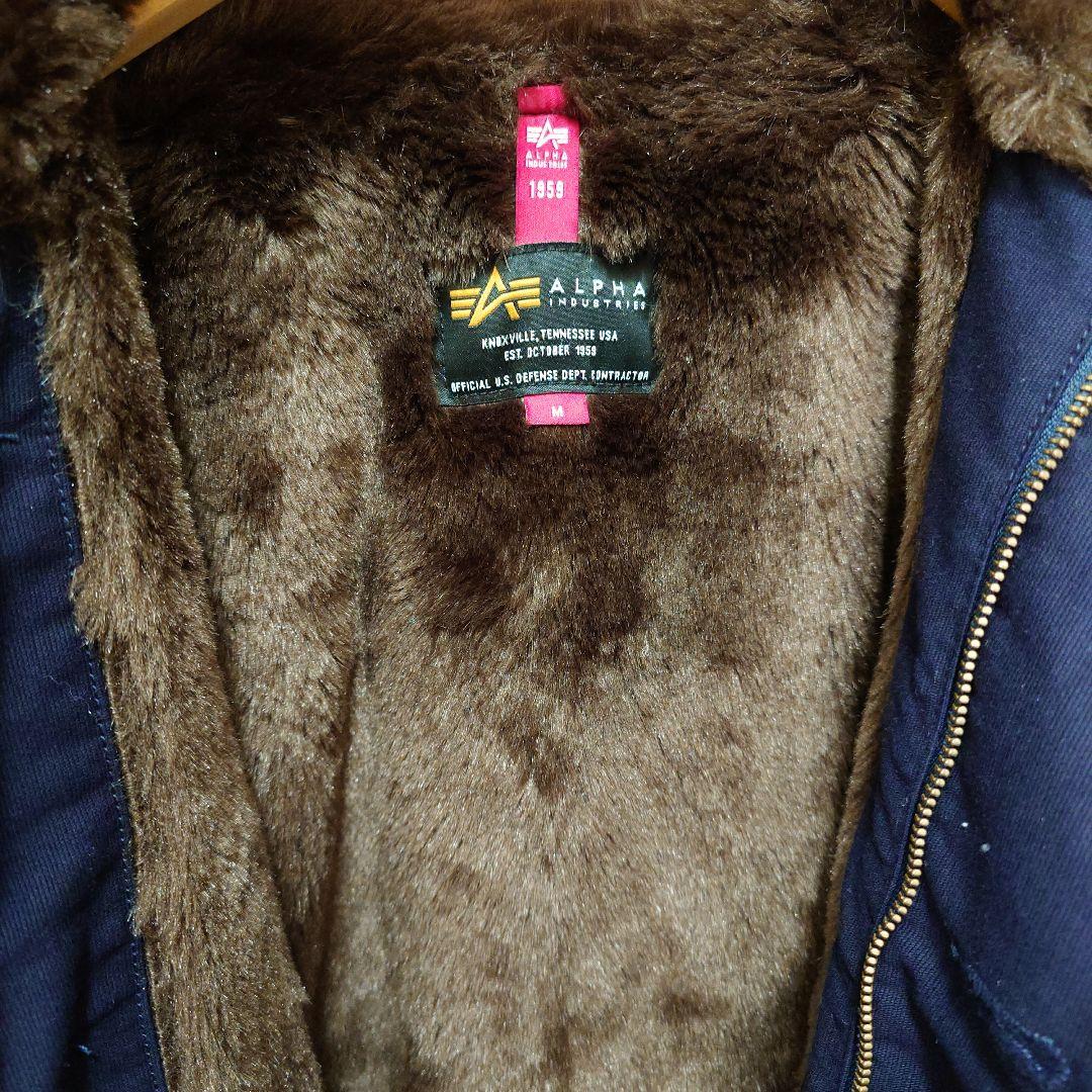 アルファインダストリーズ N-1 デッキジャケット M ネイビー ALPHA