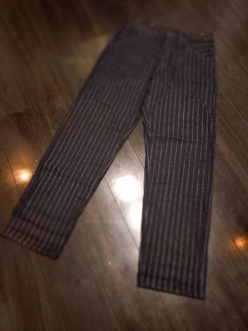 ストライプ　 ワークパンツ 32　フリーホイーラーズ　FREEWHEELERS