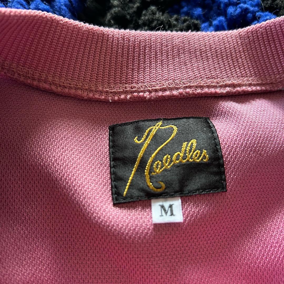 Needles ピンク トラッククルーネックシャツ スウェット ユニセックス M