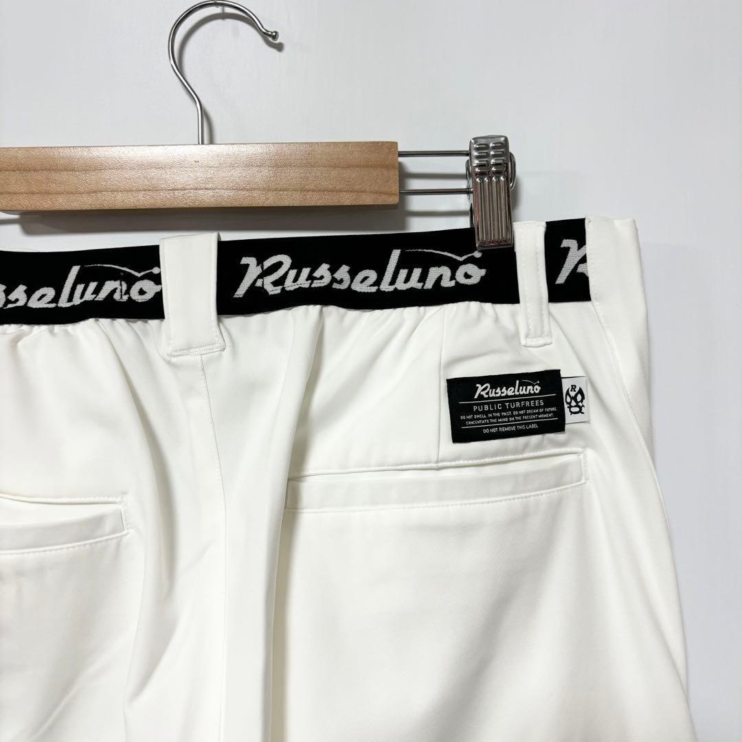 ラッセルノ ゴルフ ストレッチ スキニー カーゴ ロングパンツ ホワイト L 5