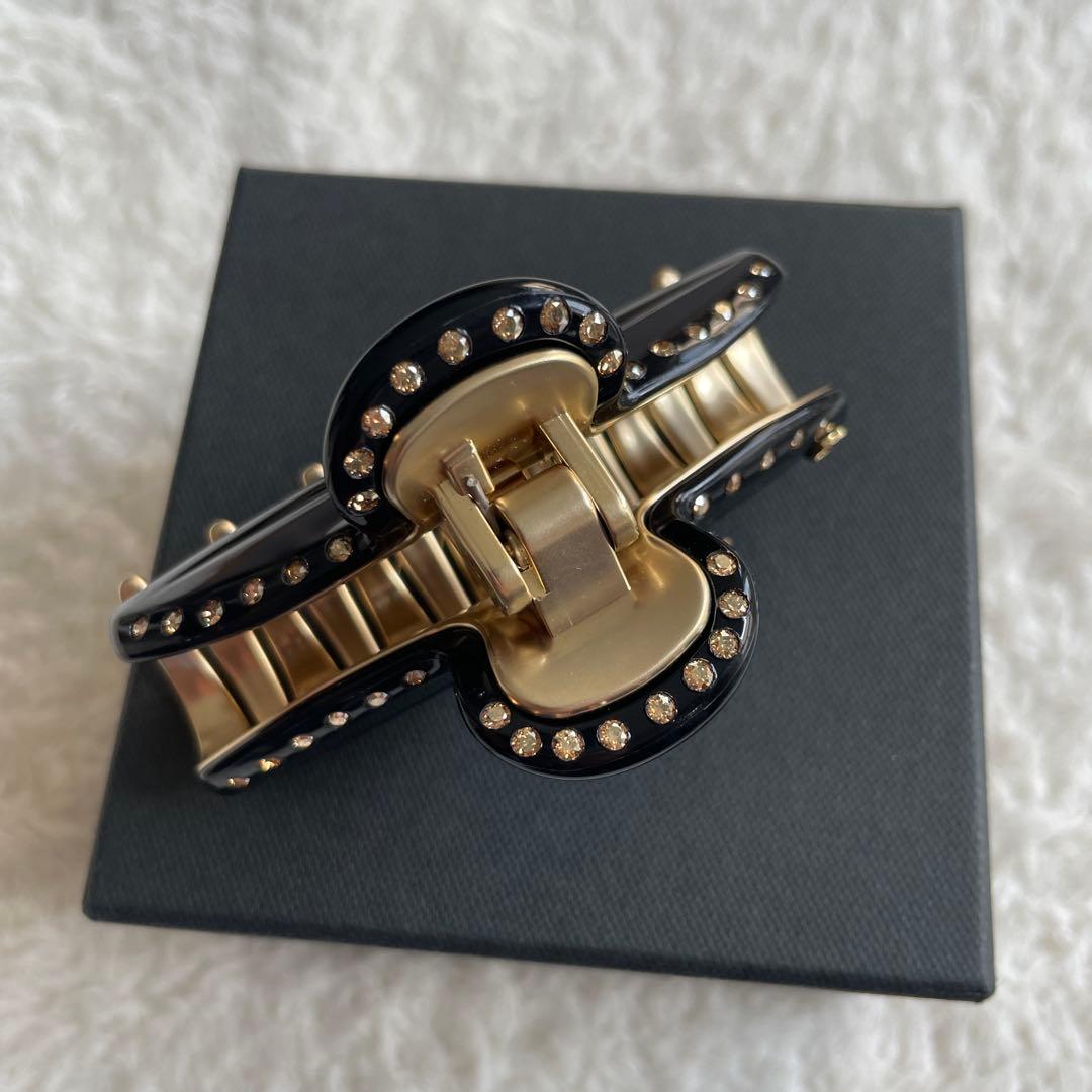 新品未使用品★ アレクサンドルドゥパリ ヴァンドーム クリップ 黒 金