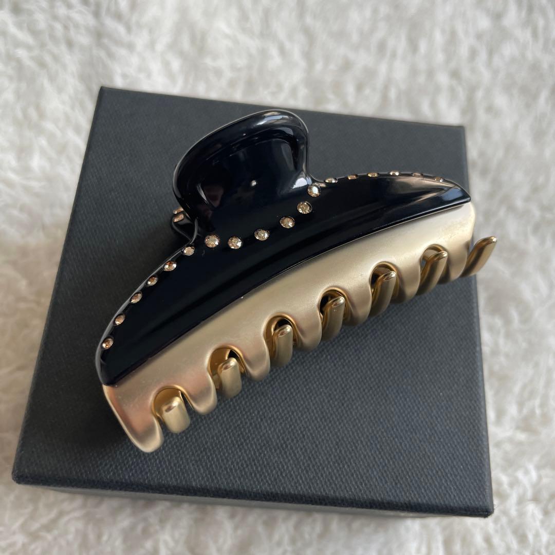 新品未使用品★ アレクサンドルドゥパリ ヴァンドーム クリップ 黒 金