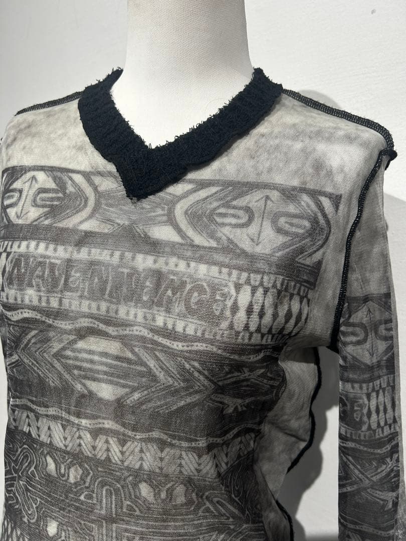 jean paul gaultier ゴルチェ　パワーネット メンズ　48