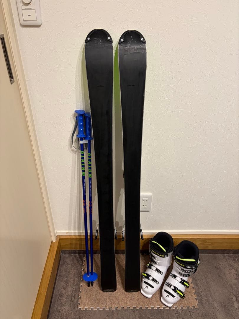 ★男の子用 4点セット メンテナンス.HOTWAX済★ salomon head