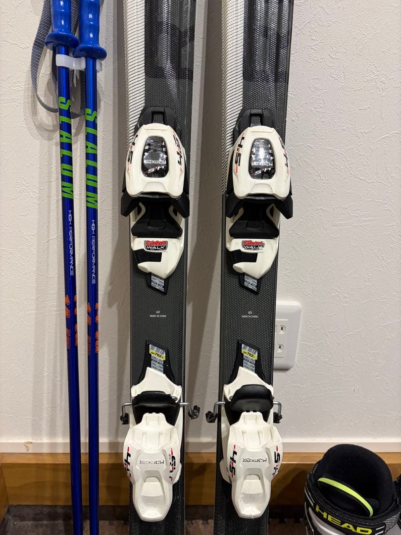 ★男の子用 4点セット メンテナンス.HOTWAX済★ salomon head