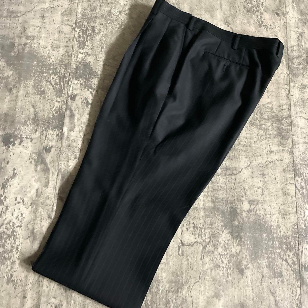 極美品 DORMEL × GUCCI グッチ GG柄ネクタイ 極上ウール スーツ