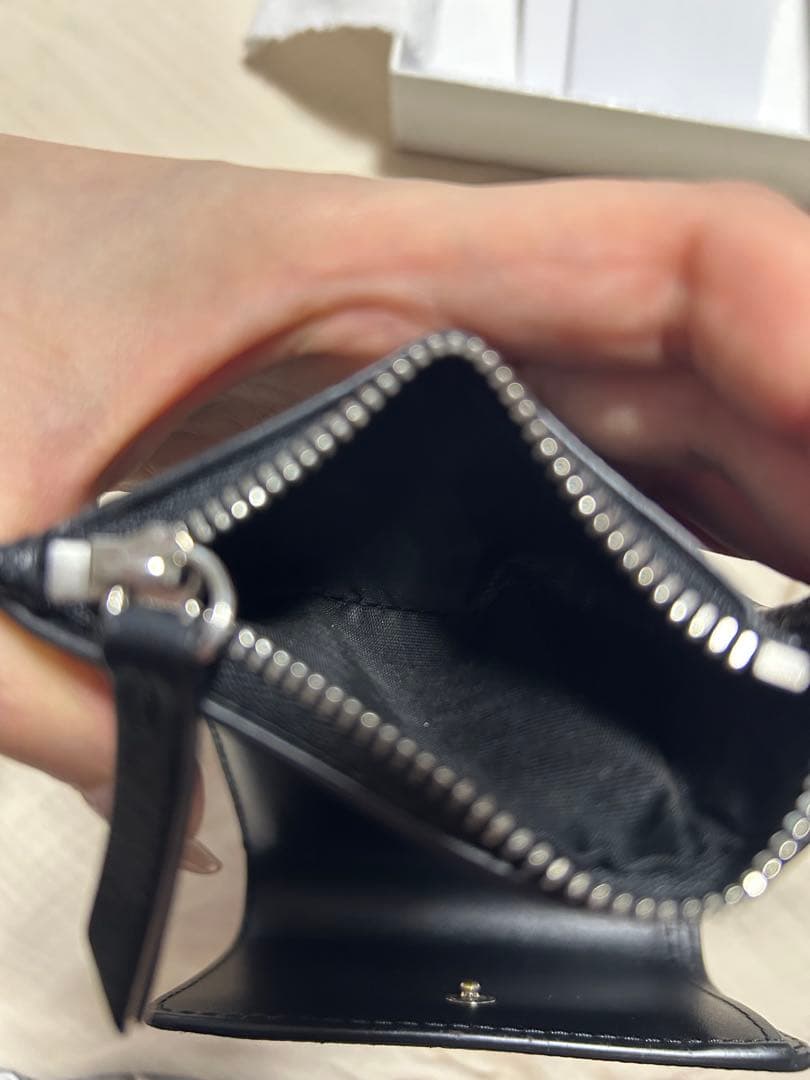 ポ*マ様 【極美品／正規品】Maison Margiela グレインレザー　三つ