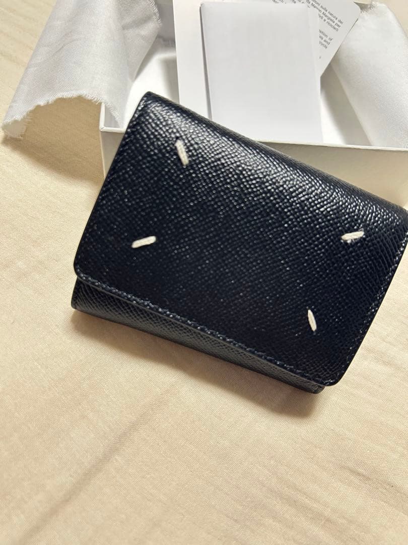 ポ*マ様 【極美品／正規品】Maison Margiela グレインレザー　三つ