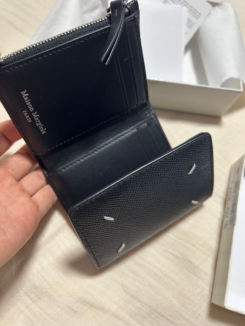 ポ*マ様 【極美品／正規品】Maison Margiela グレインレザー　三つ