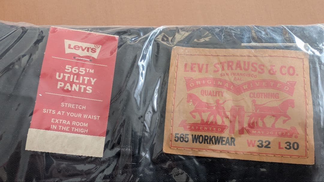 新品リーバイス 565 WORKWEAR ユーティリティパンツ W32 L30