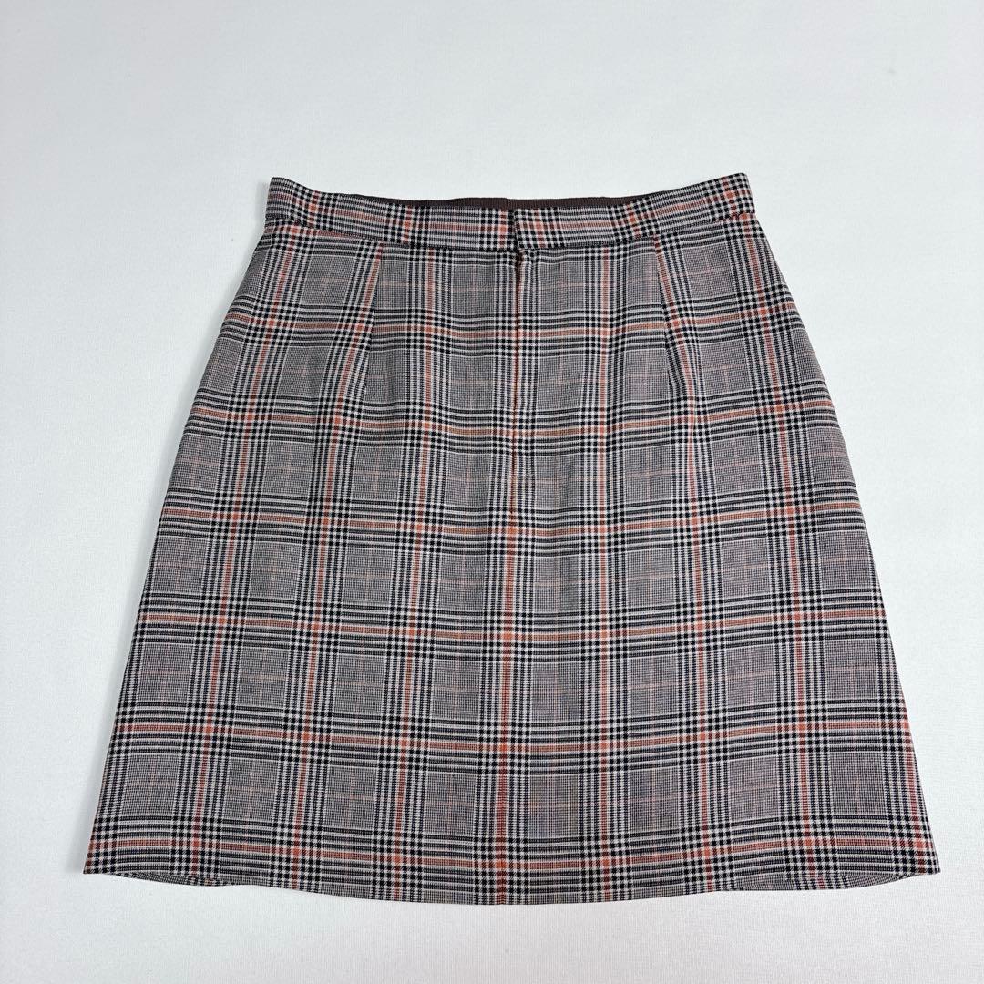 ペッパピグ  loin. チェック柄 ミニスカート バックル プリーツ M