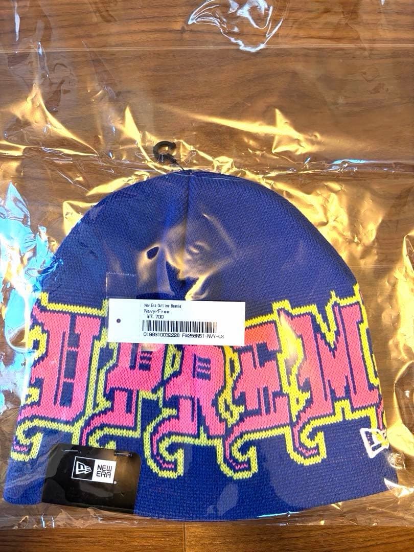 新品Supreme×New Era Outline Beanie
