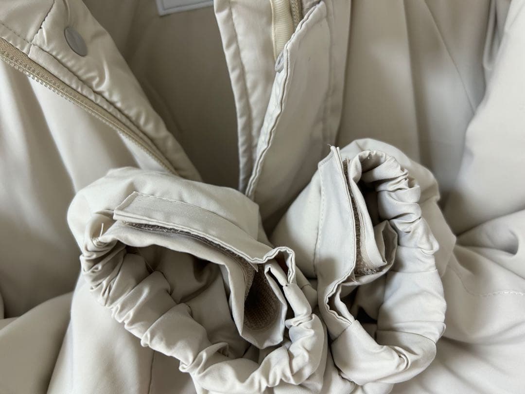 ウォッシャブル中綿モンスターパーカーブルゾン