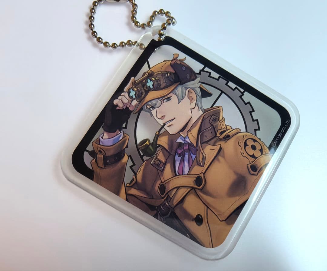 大逆転裁判　やわらかキーホルダー　シャーロック　ホームズ　超レア