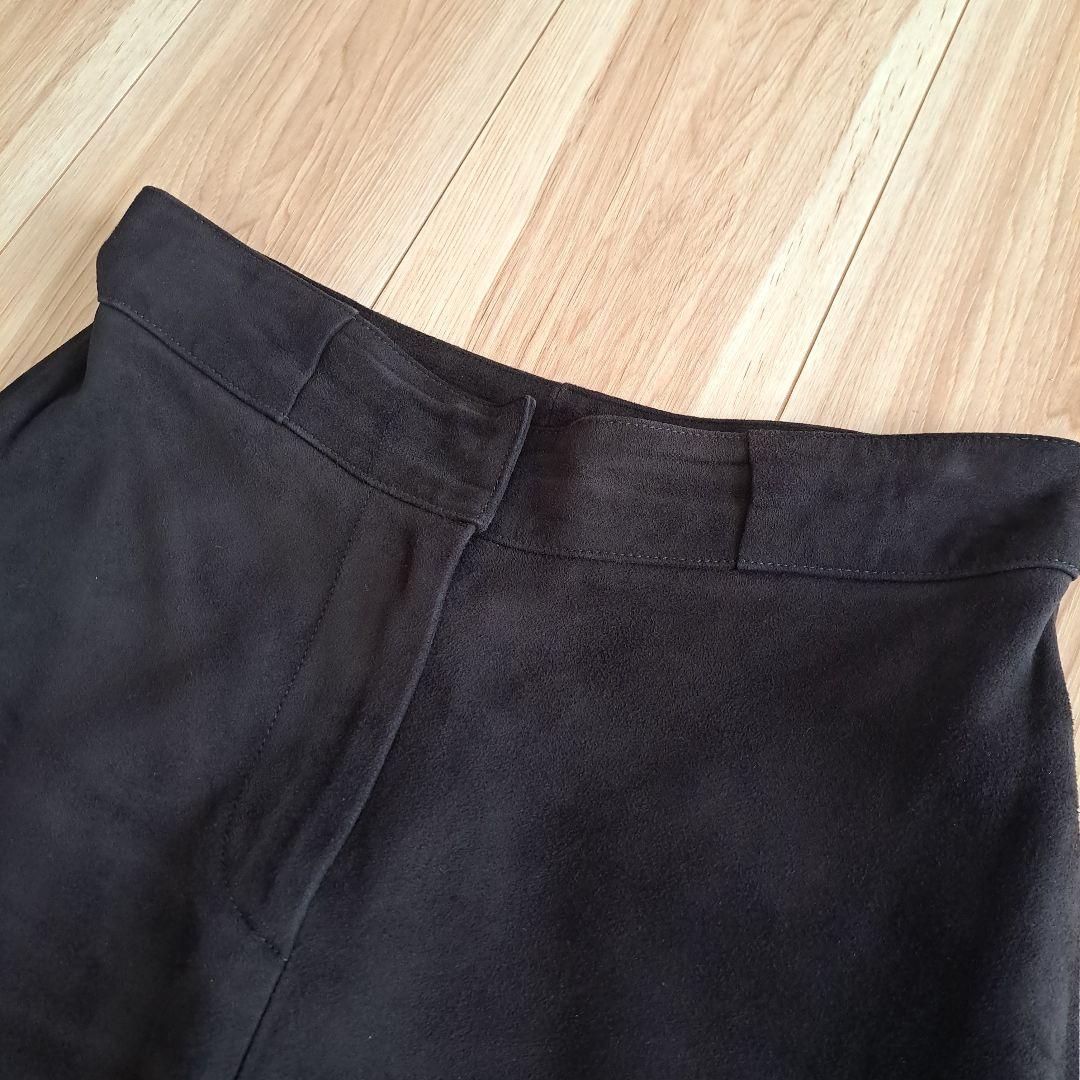 LOEWE　ロエベ　スエードパンツ　ブラック　M