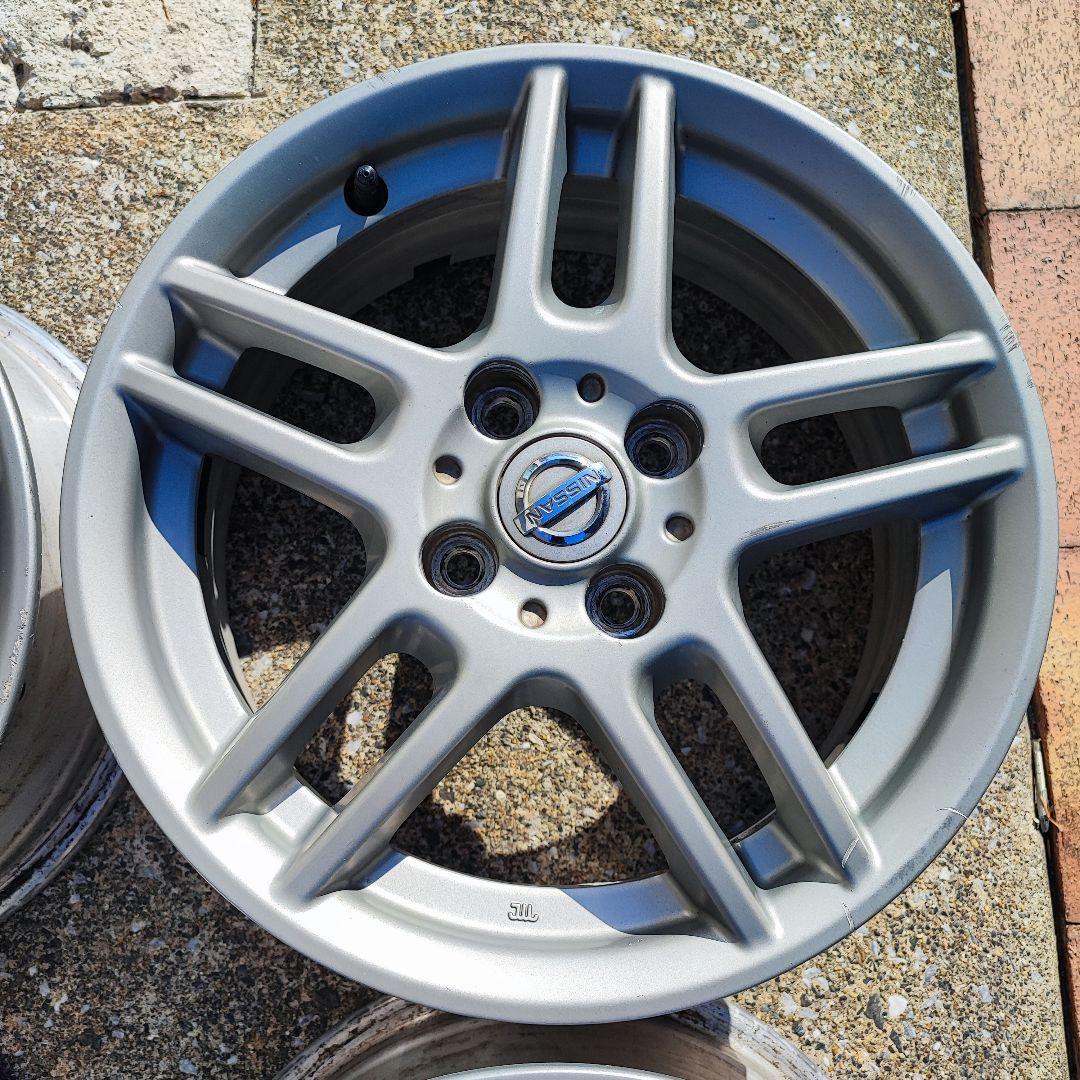 【送料込】日産 マーチ AK12 12SR 後期純正ホイール
