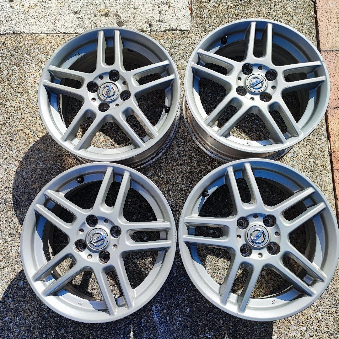 【送料込】日産 マーチ AK12 12SR 後期純正ホイール