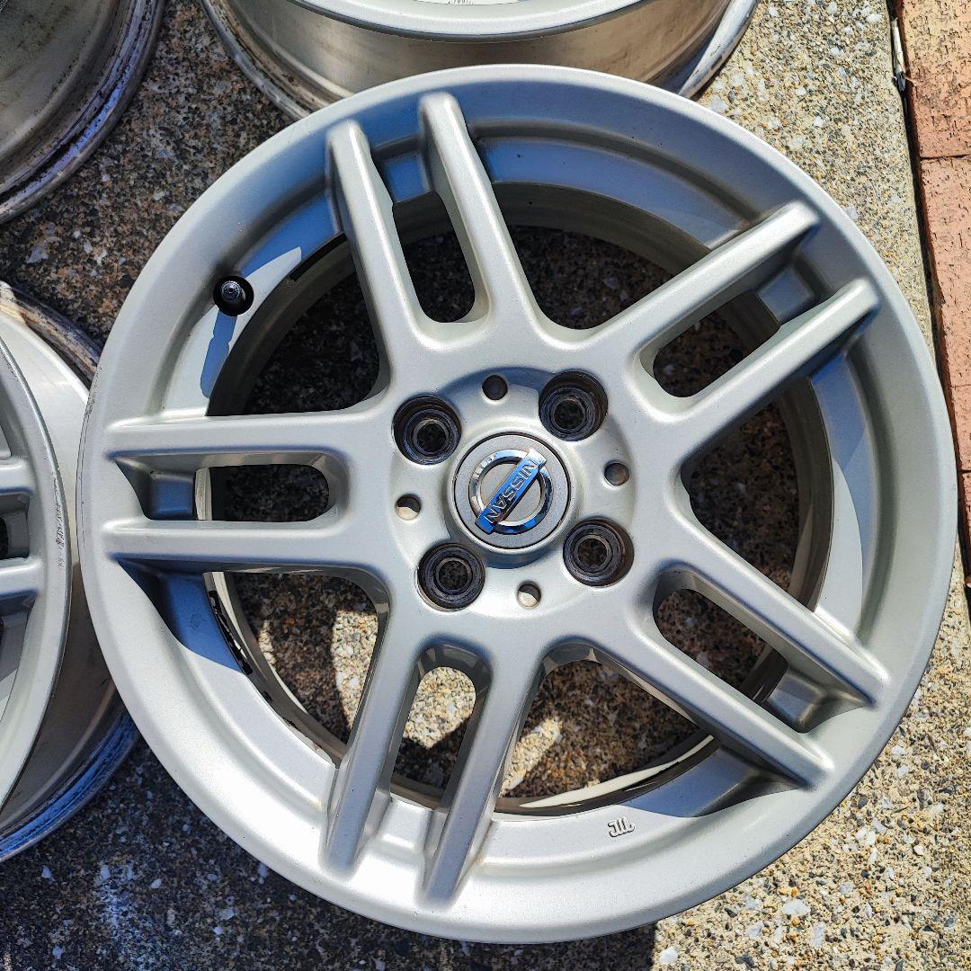 【送料込】日産 マーチ AK12 12SR 後期純正ホイール