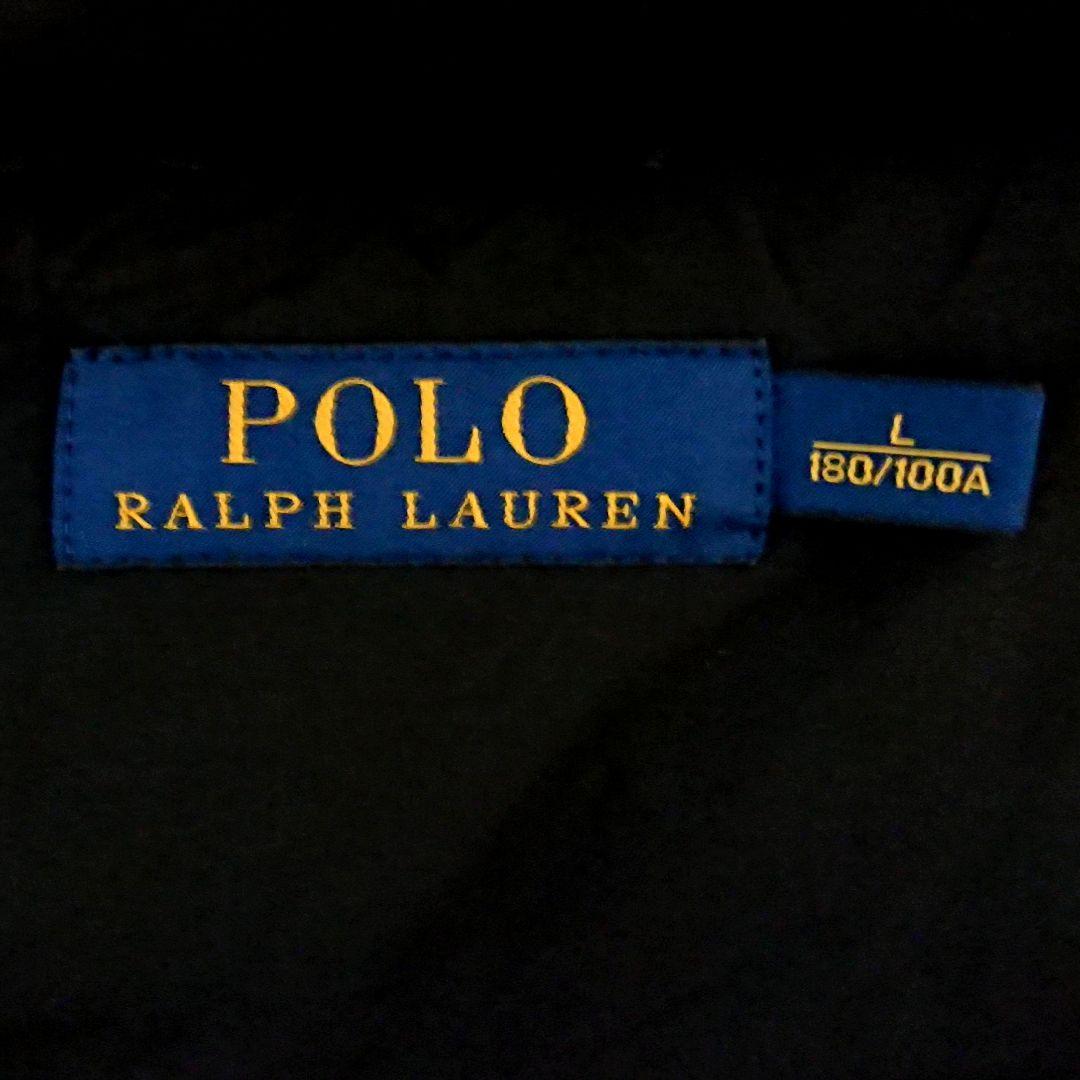 美品 ポロラルフローレン 刺繍 ロゴ 2way 肉厚 ダウン ベスト