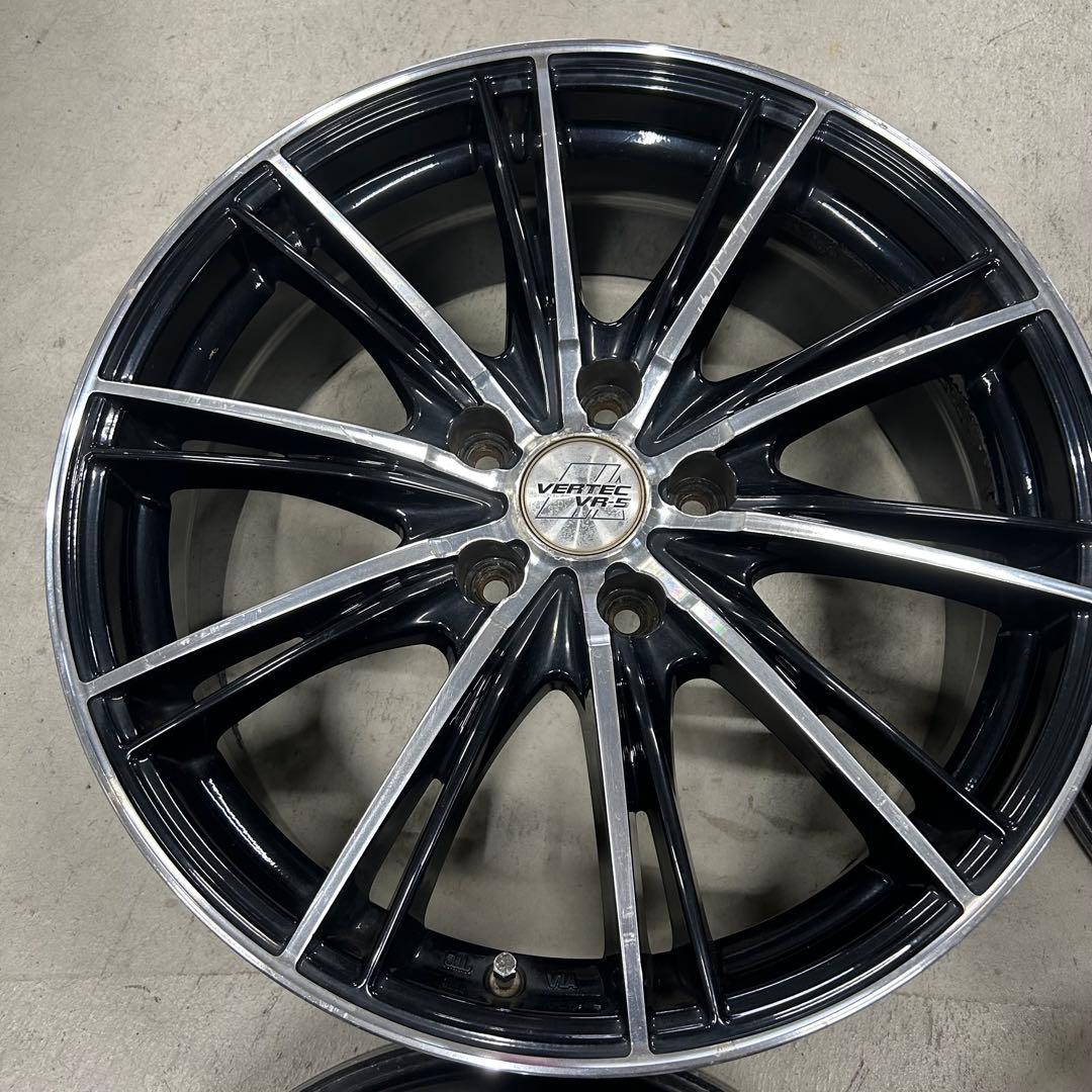 中古アルミ18X7.0　5/114　48　マナレイヴァーテックVR5　ミニバン等