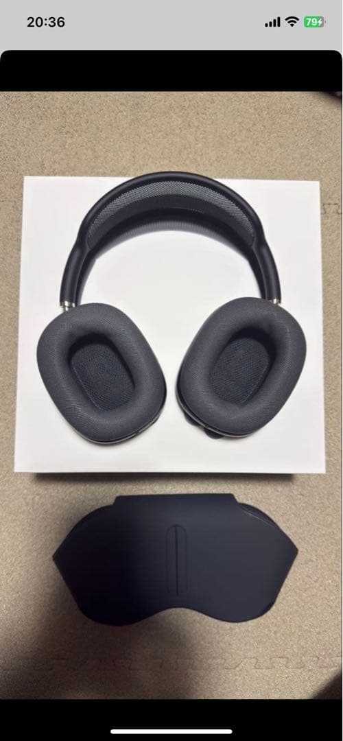 kj販売 AirPods Max ミッドナイト USB-C対応 箱あり