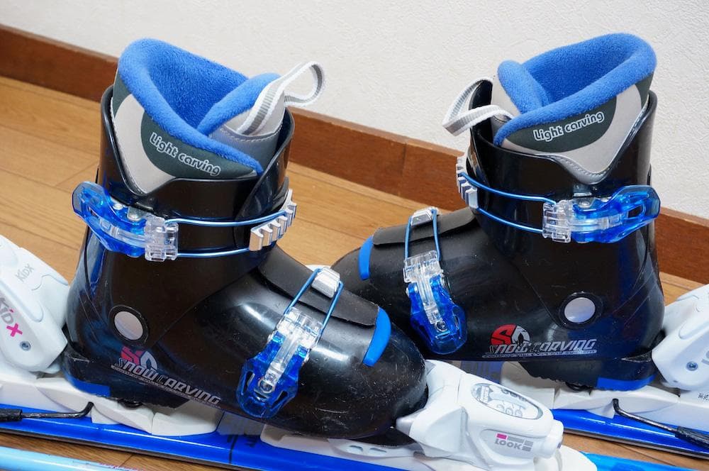 メンテ済 108cm 靴20cm BLUEMORIS B×B スキーセット