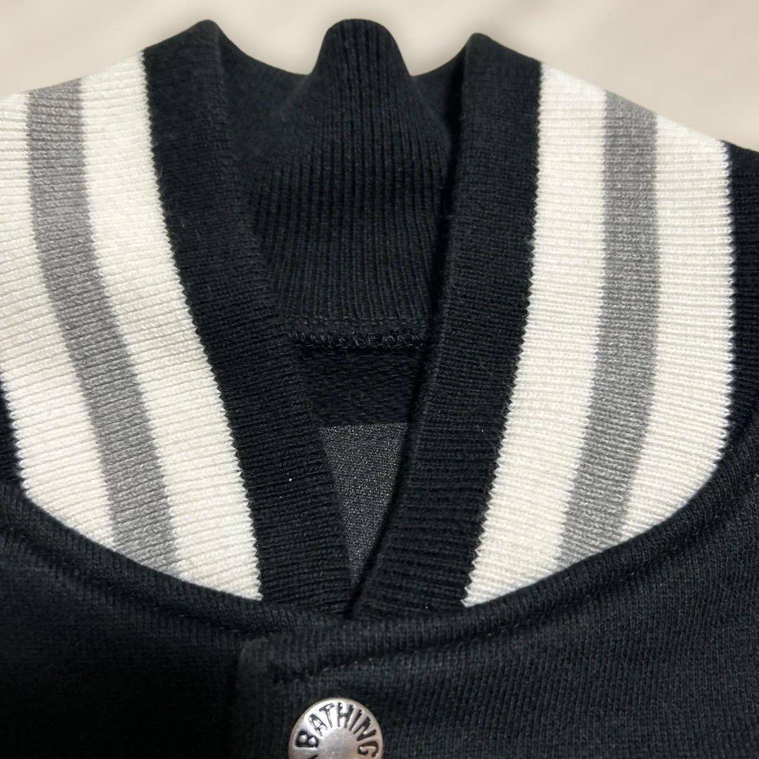 A Bathing Ape スタジャン ブラック/ホワイト