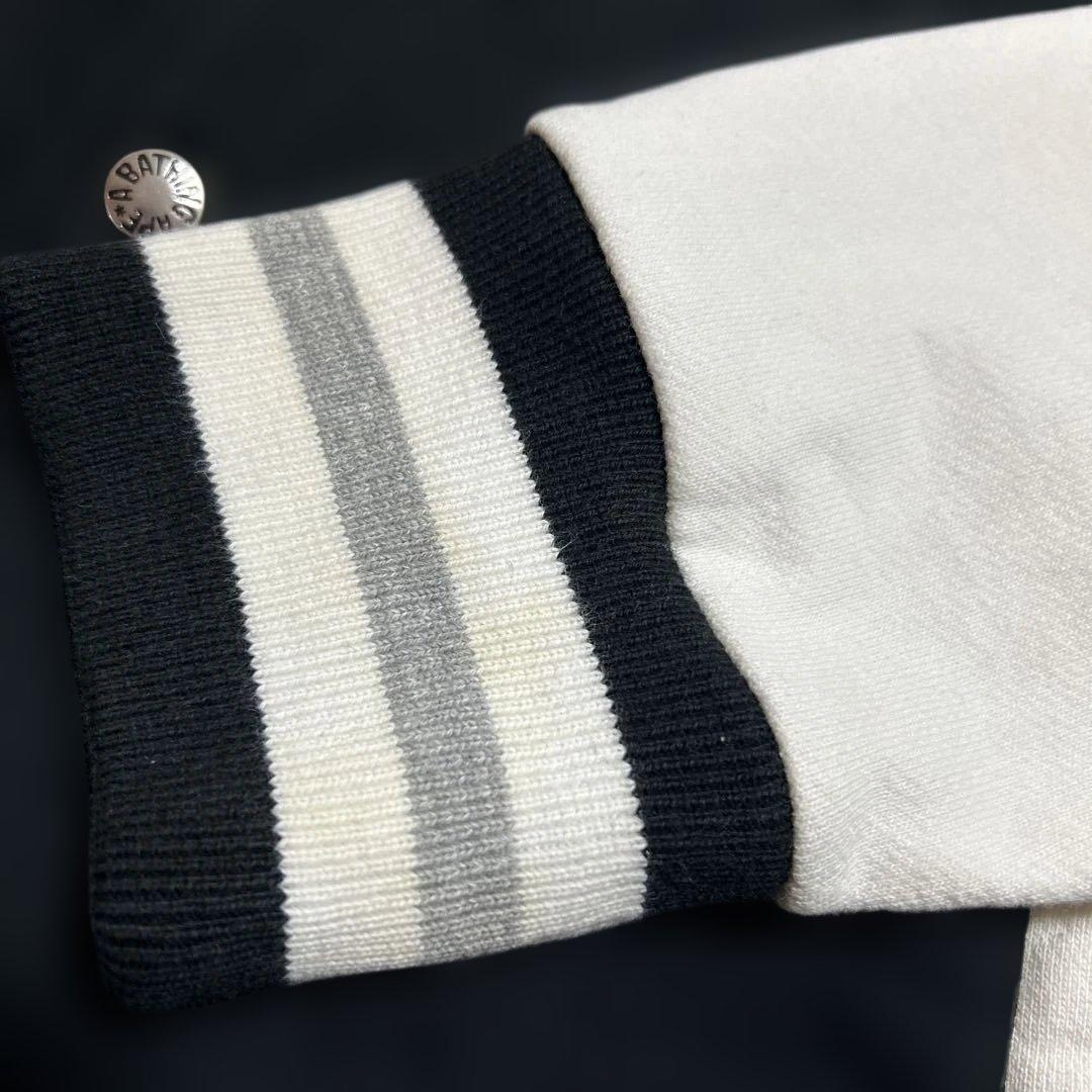 A Bathing Ape スタジャン ブラック/ホワイト