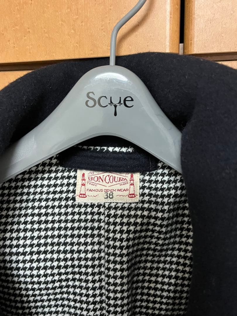 BONCOURA ネイビー ピーコート 38