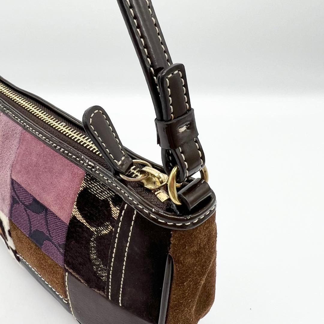 バッグ Coach 7071 Patchwork Accessory pouch y2k