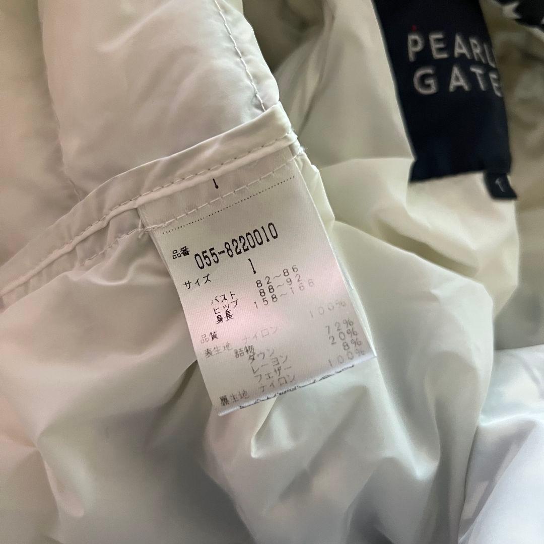 PEARLY GATES パーリーゲイツ　千鳥柄　ダウンジャケット　レディース