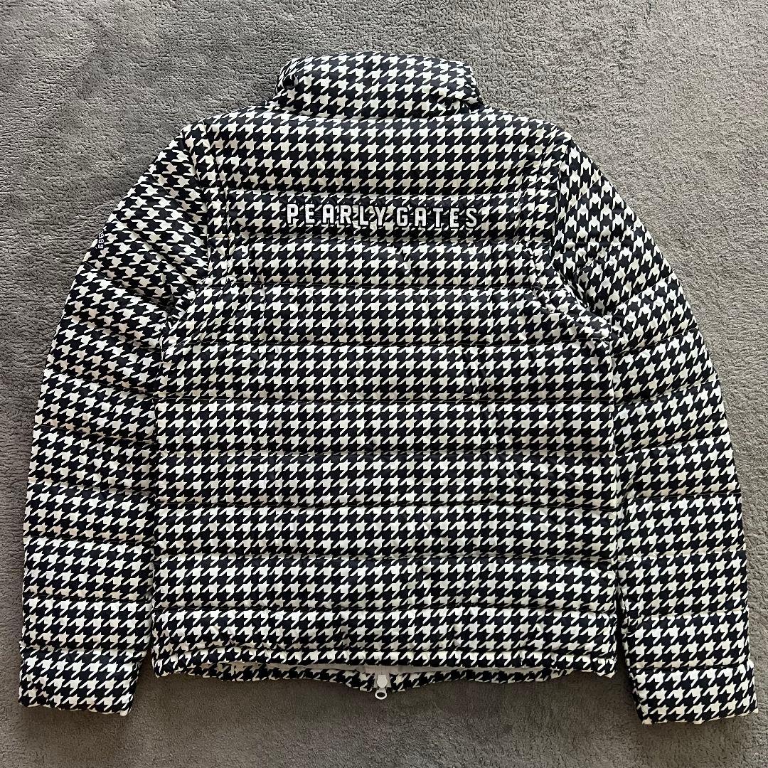 PEARLY GATES パーリーゲイツ　千鳥柄　ダウンジャケット　レディース