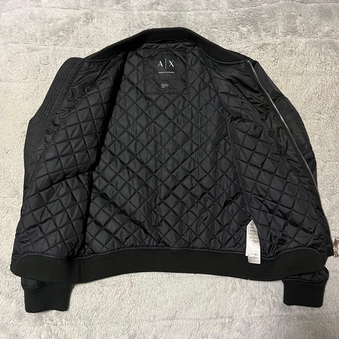 A|X ARMANI EXCHANGE ナイロン MA-1 ジャケット ブラック