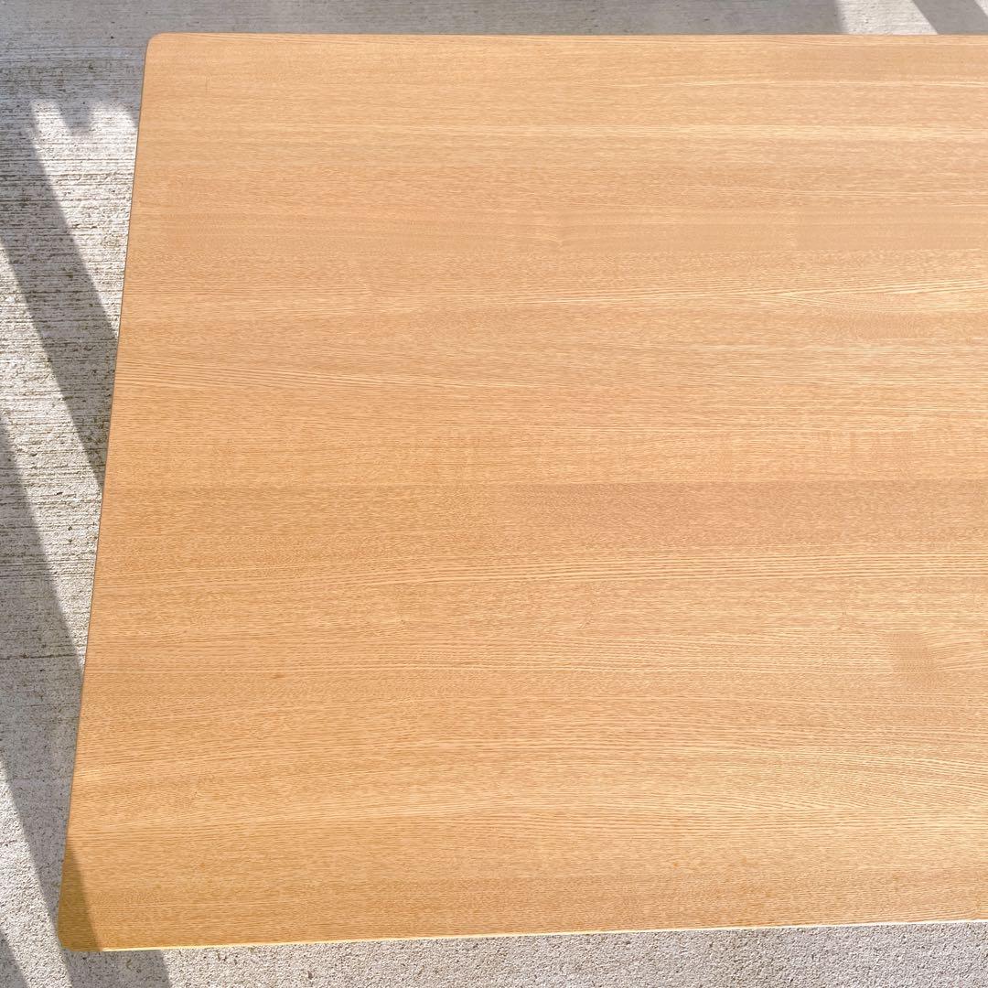 【美品送料込】高級タモ材 折り畳みローテーブル センターテーブル 天然木 座卓