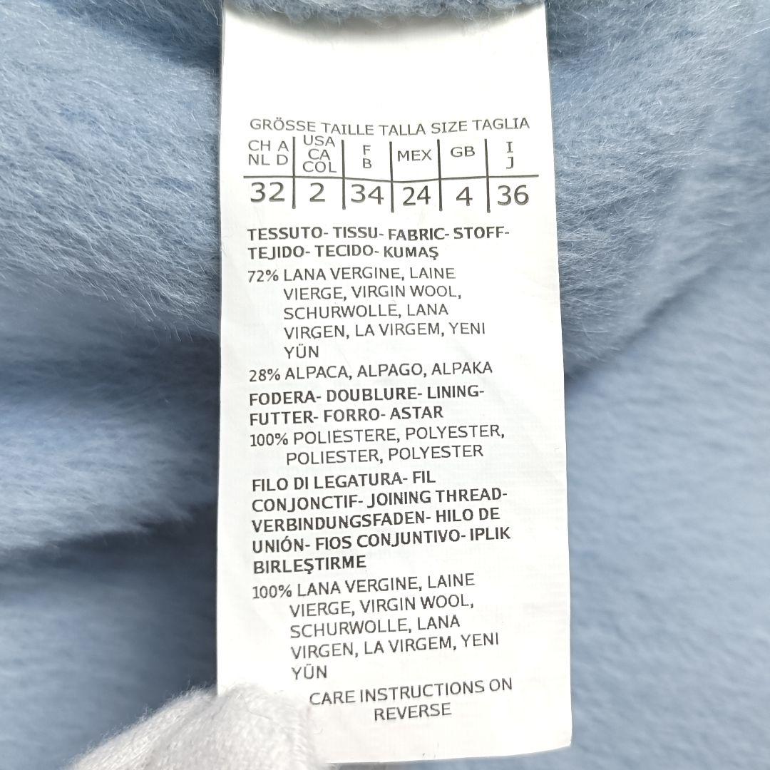 マックスマーラウィークエンド クチートアマーノ アルパカ ベルテッドコート 36