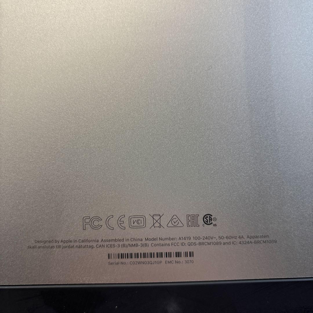 Apple iMac A1419 5K Core i5 メモリ32GB 2TB