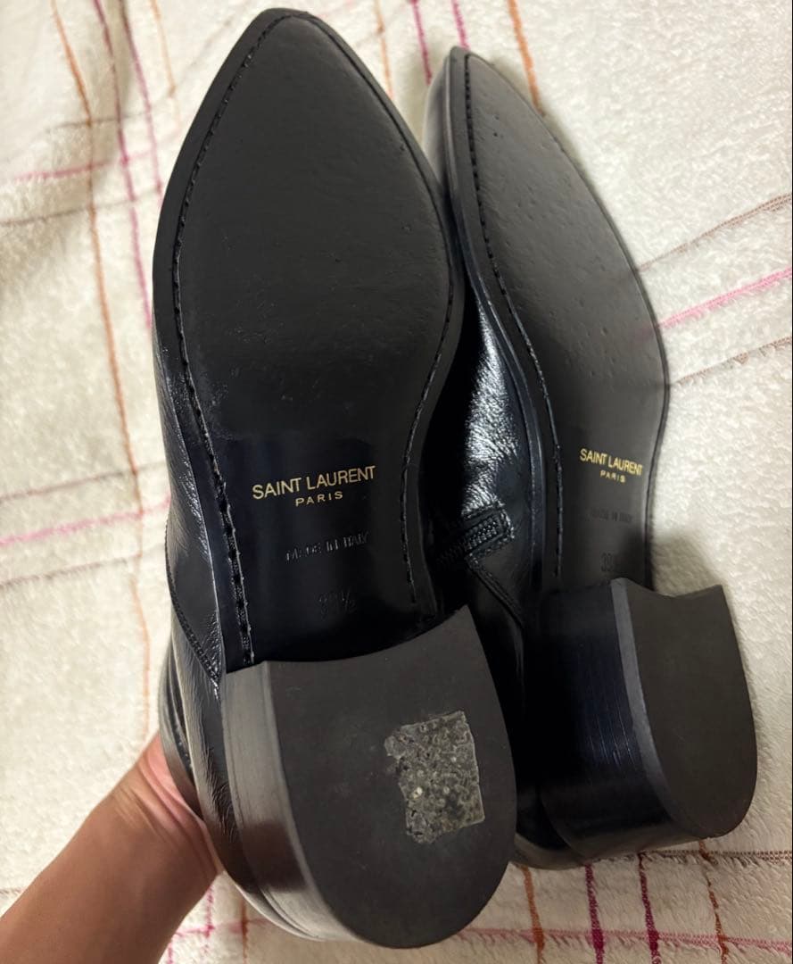 い*の様 【美品】SAINT LAURENT PARIS\"フレンチ40ヒールブー