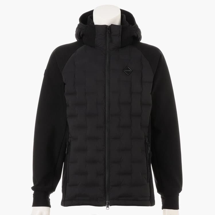 BRIEFING MEN’S HYBRID DOWN PARKA BLACK