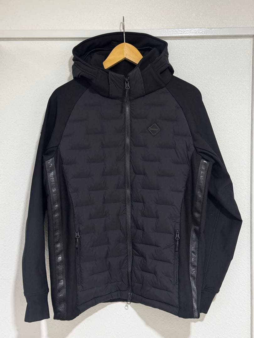 BRIEFING MEN’S HYBRID DOWN PARKA BLACK