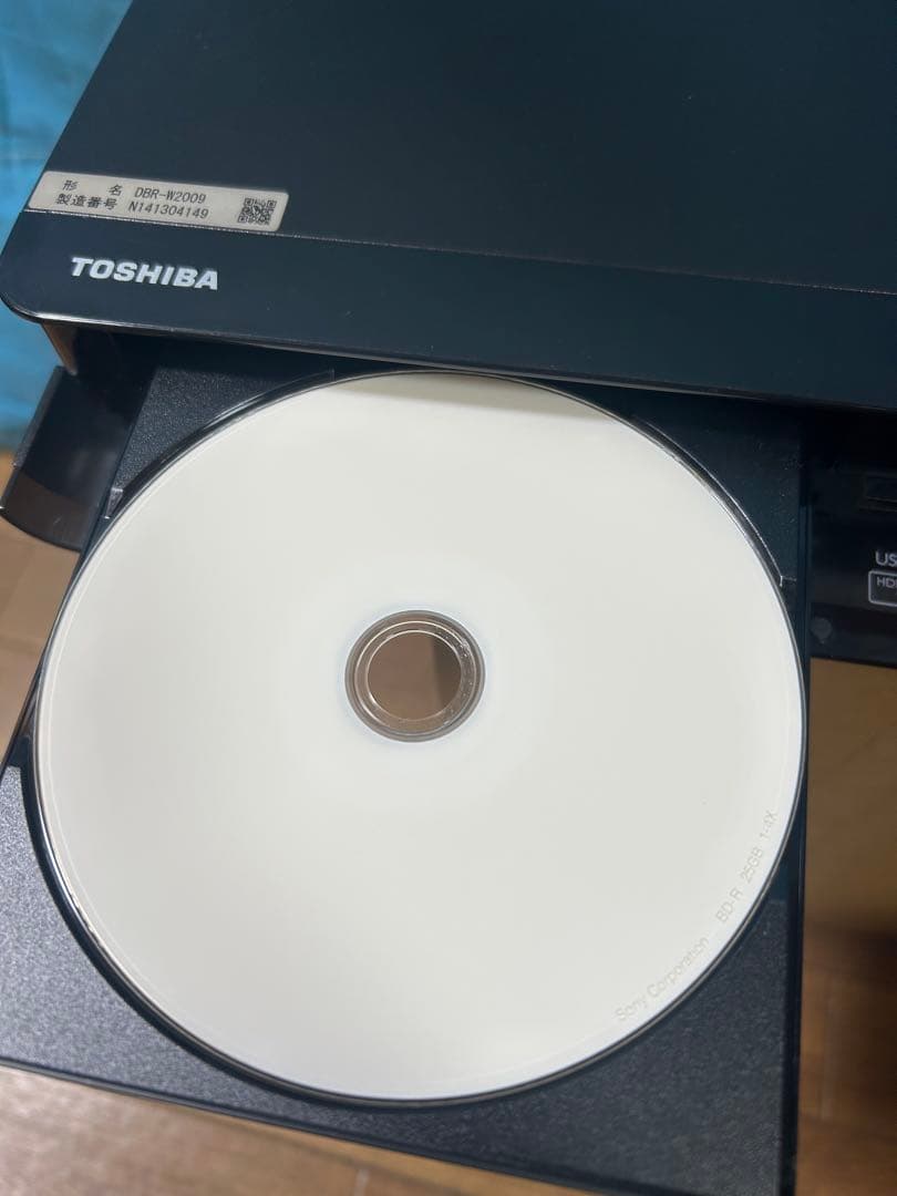 TOSHIBA DBR-W2009 ブルーレイプレーヤー