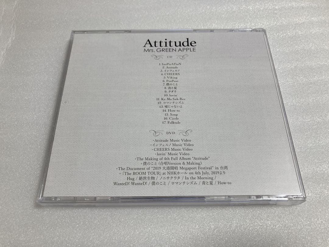 Mrs. GREEN APPLE 「Attitude」 初回限定盤