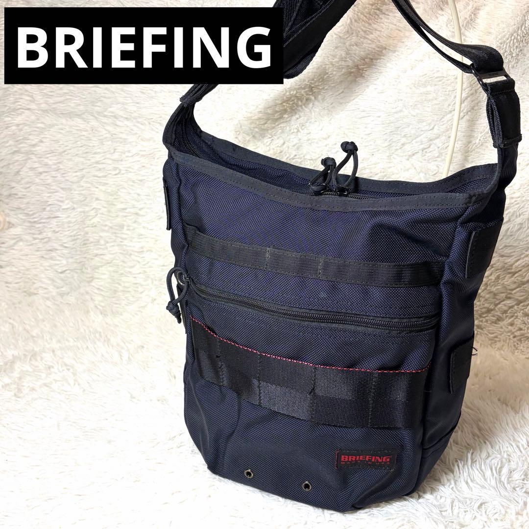 BRIEFING 美品✨ブリーフィング ショルダーバッグ ネイビー