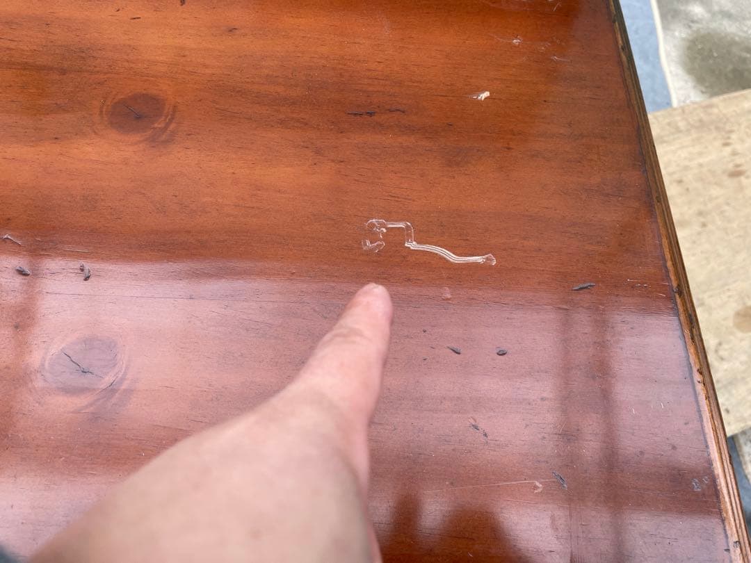 近隣配達可能　アンティーク？　キャビネット　カップボード　食器棚