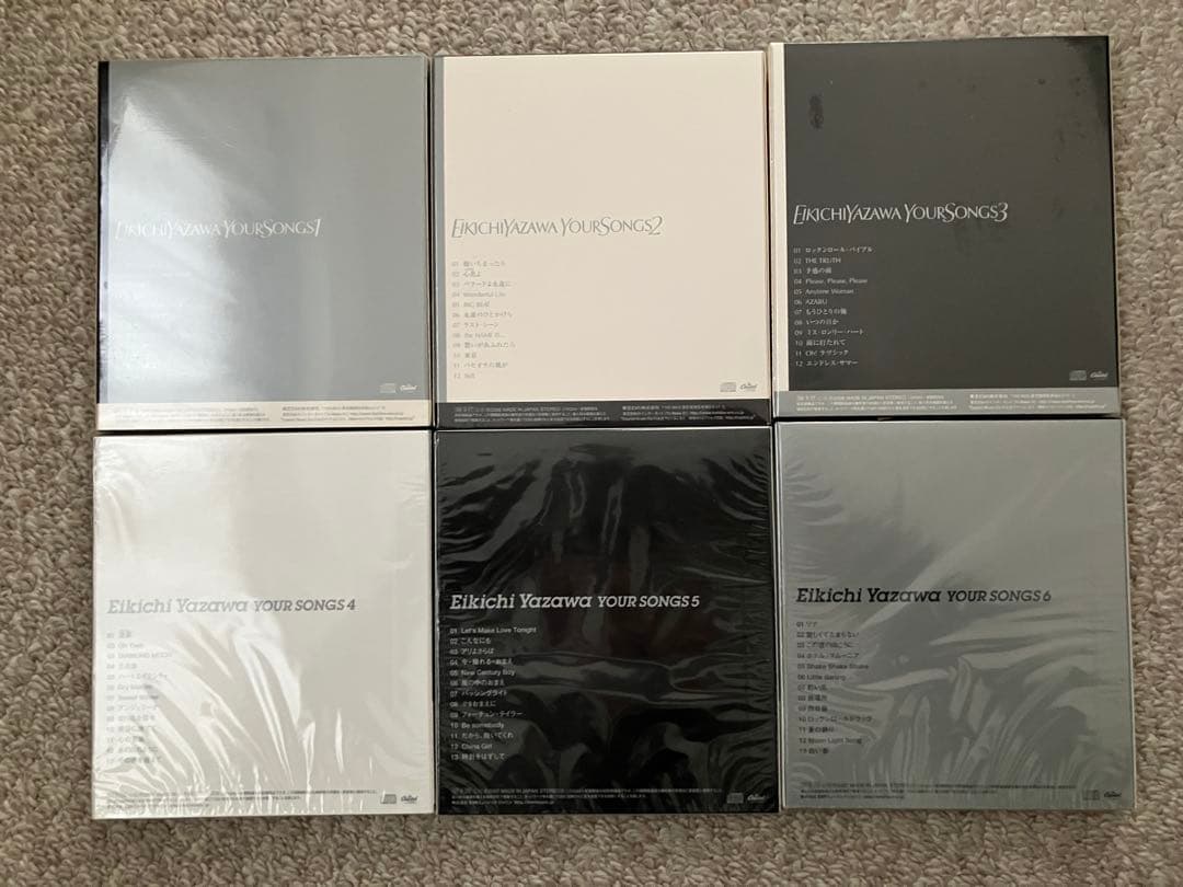 ☆矢沢永吉☆ 【未開封】 YOUR SONGS 1～6 (フルセット)初回限定版