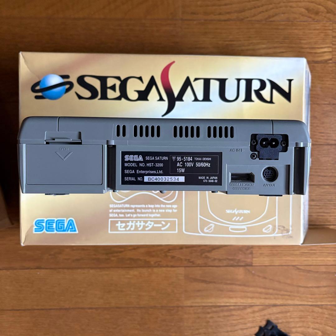 サターン本体（箱付き）➕ソフト（レアものあり）動作確認済
